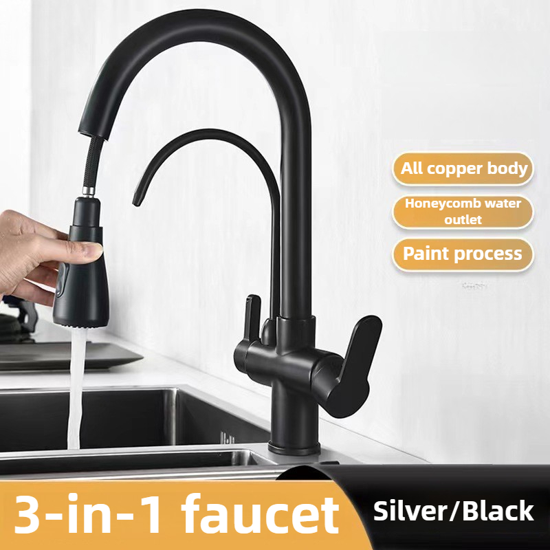Commercial Kitchen Water Filter - Commercial Kitchen Faucet with Dual Function