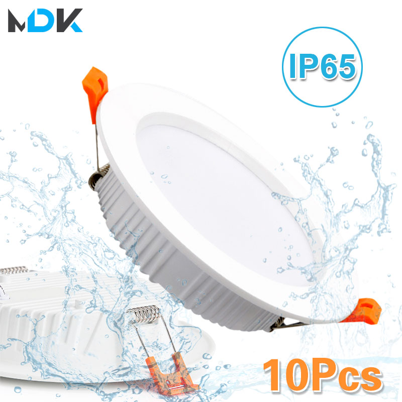 Commercial Kitchen Light - 10 Pcs IP65 LED Waterproof Downlight