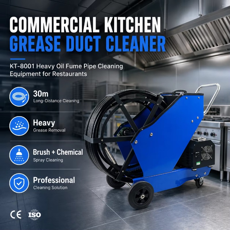 Commercial Kitchen Grease Cleaner - Commercial Kitchen Grease Duct Cleaner KT-8001