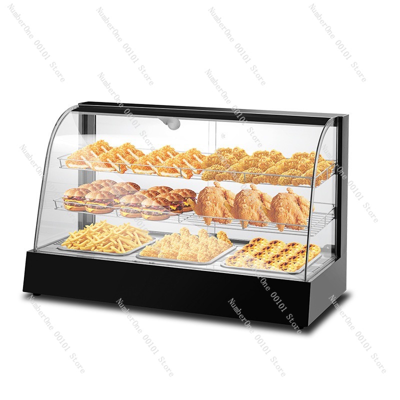 Food Warmer Display - Commercial Display Cabinet for Cooked Food,