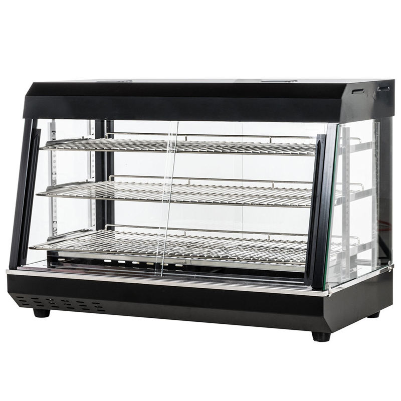 Food Warmer Display - Electric Stainless Steel Restaurant Bread Display