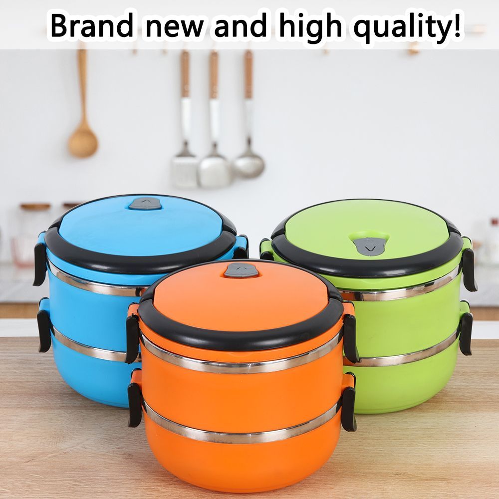 Food Warmer Display - Hot Food Flask Stainless Steel Lunch