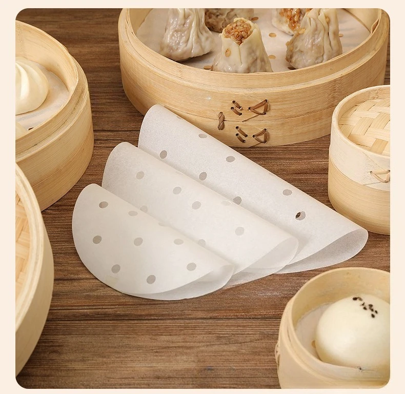 Commercial Kitchen Steamer - 100Pcs Food Grade Disposable Steamer Paper