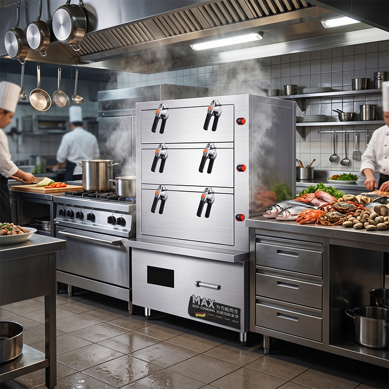 In-Smart 12-Tray Commercial Ki - Commercial Kitchen Steamer ulasan dan harga