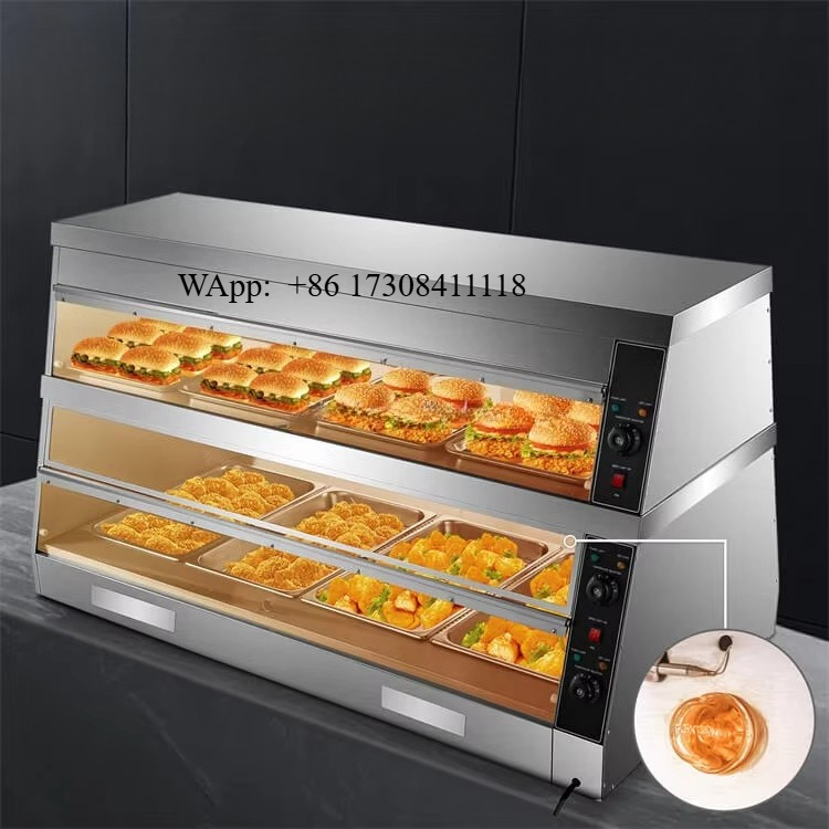 Commercial 2 Tier Electric Cou - Food Warmer Display ulasan dan harga