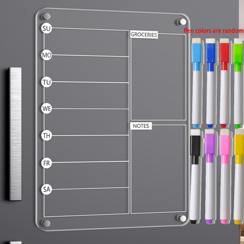 Acrylic Meal Planner Magnetic  - Commercial Kitchen Layout ulasan dan harga