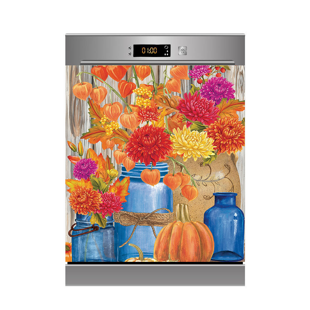 Potted Flower Sticker For Dish - Commercial Kitchen Wall Panels ulasan dan harga