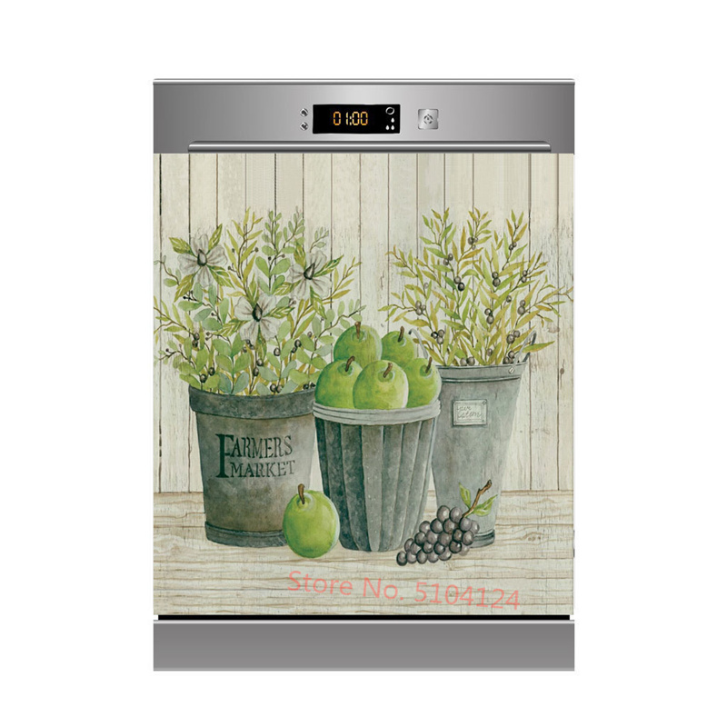 Potted Flower Sticker For Dish - Commercial Kitchen Wall Panels ulasan dan harga