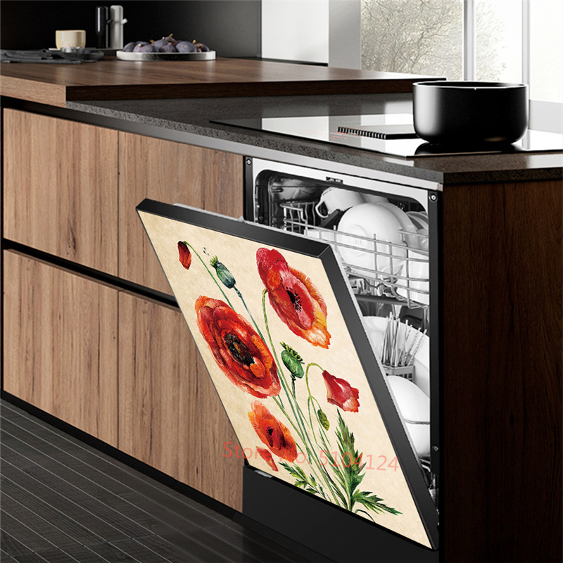 Potted Flower Sticker For Dish - Commercial Kitchen Wall Panels ulasan dan harga