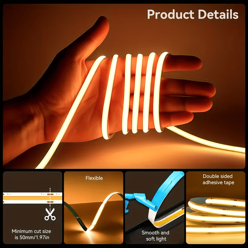 USB LED Strip Lights 5V 320LED - Commercial Kitchen Light ulasan dan harga