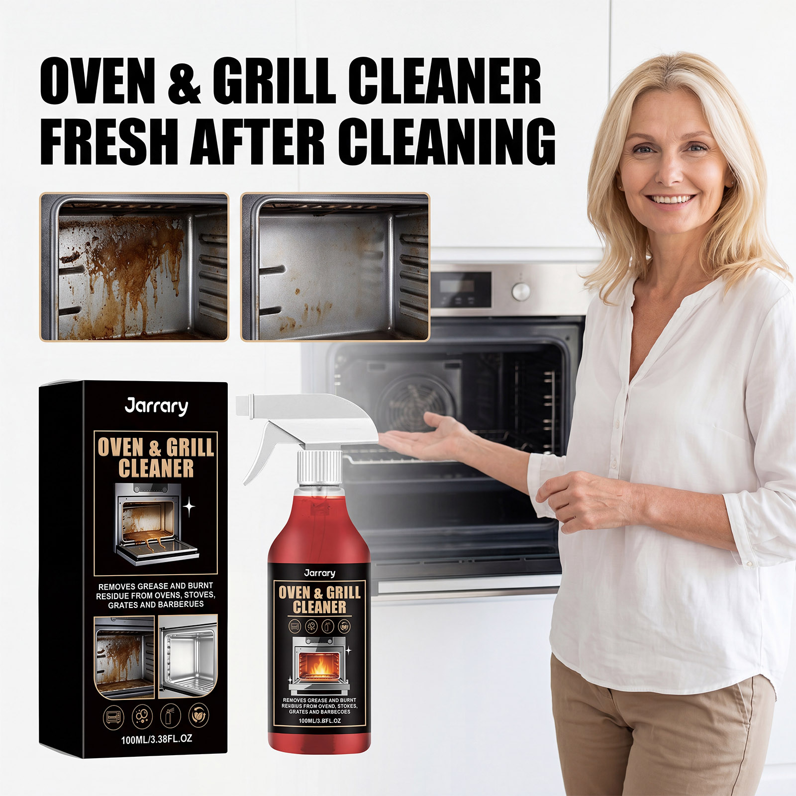 Oven Grill Degreaser Spray Hea - Commercial Kitchen Grease Cleaner ulasan dan harga