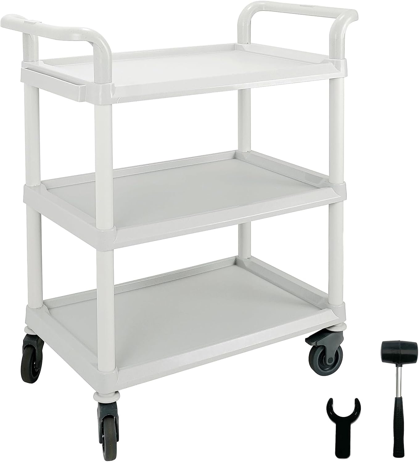 Gray Large 3-Tier Plastic Heav - Commercial Kitchen Warehouse ulasan dan harga