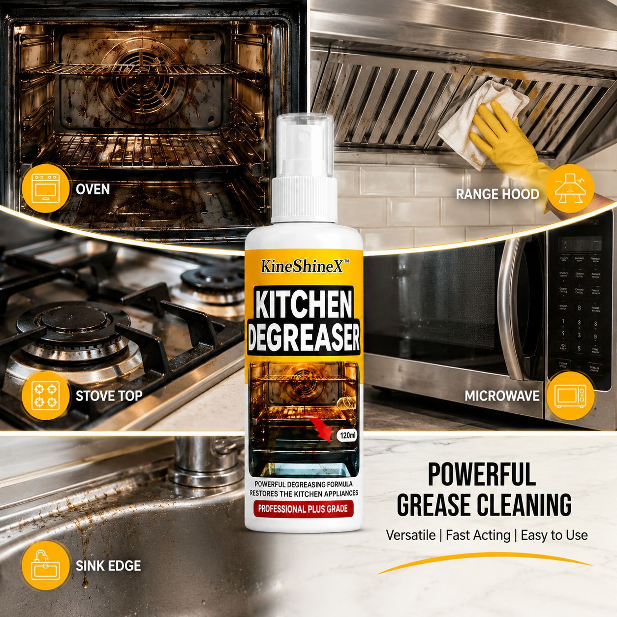 Kitchen degreasing cleaner Ove - Commercial Kitchen Grease Cleaner ulasan dan harga