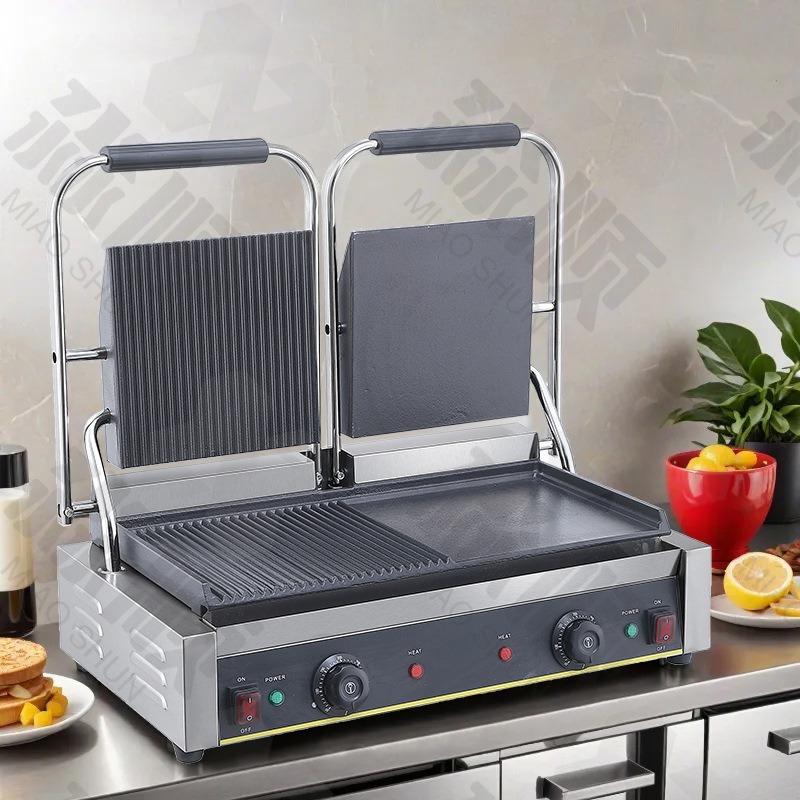 Commercial Electric Grill Pres - Sandwich Press Panini ulasan dan harga