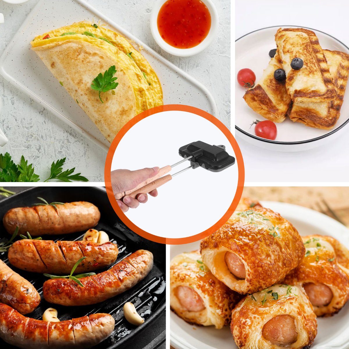 ABUD-Double-Sided Sandwich Bak - Sandwich Press Panini ulasan dan harga