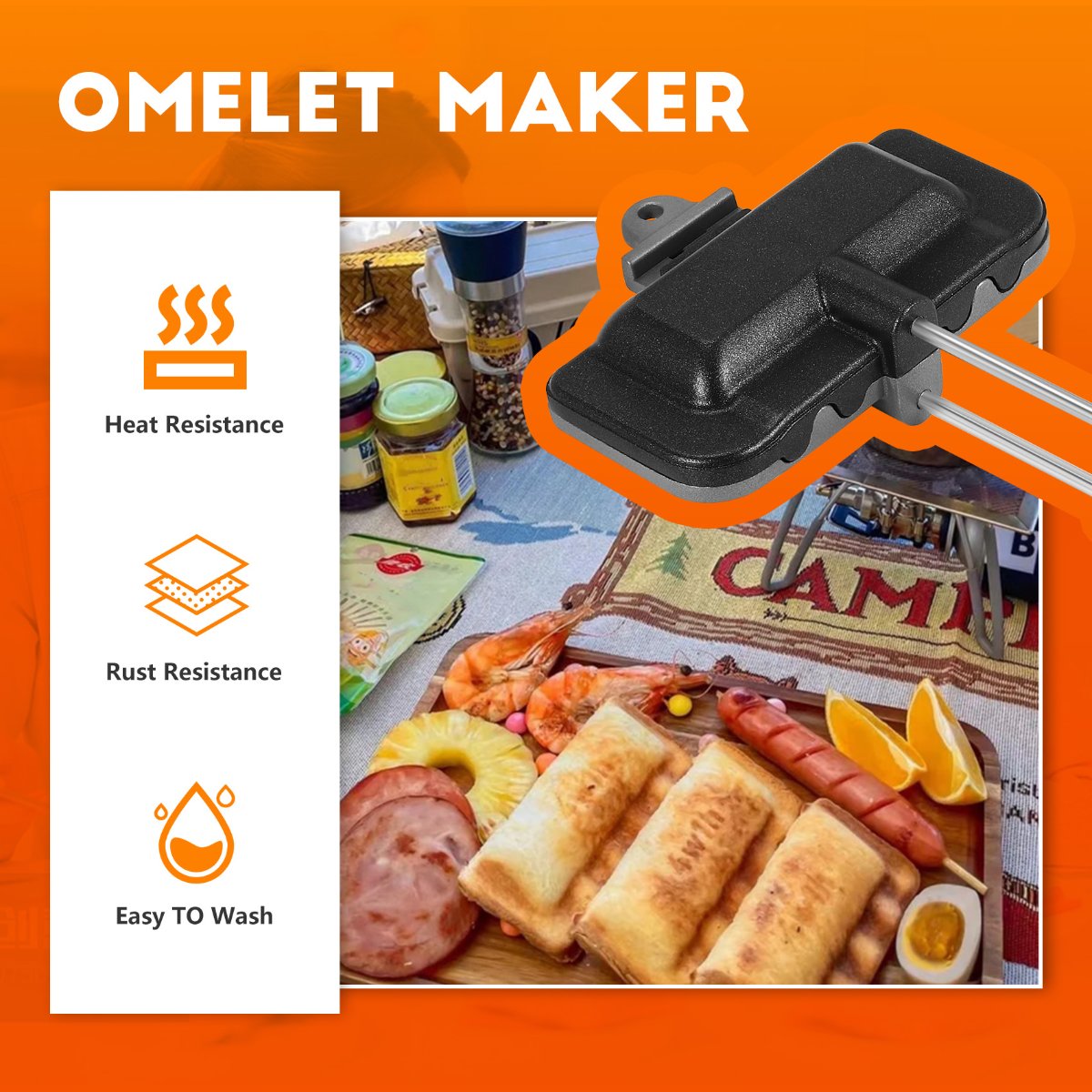 ABUD-Double-Sided Sandwich Bak - Sandwich Press Panini ulasan dan harga