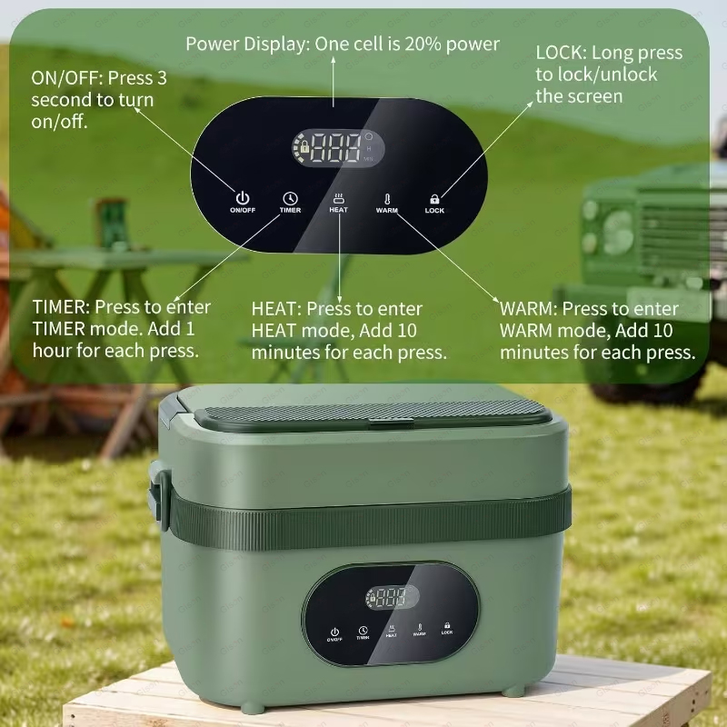 Gison 1.5L Portable Wireless H - Food Warmer Display ulasan dan harga