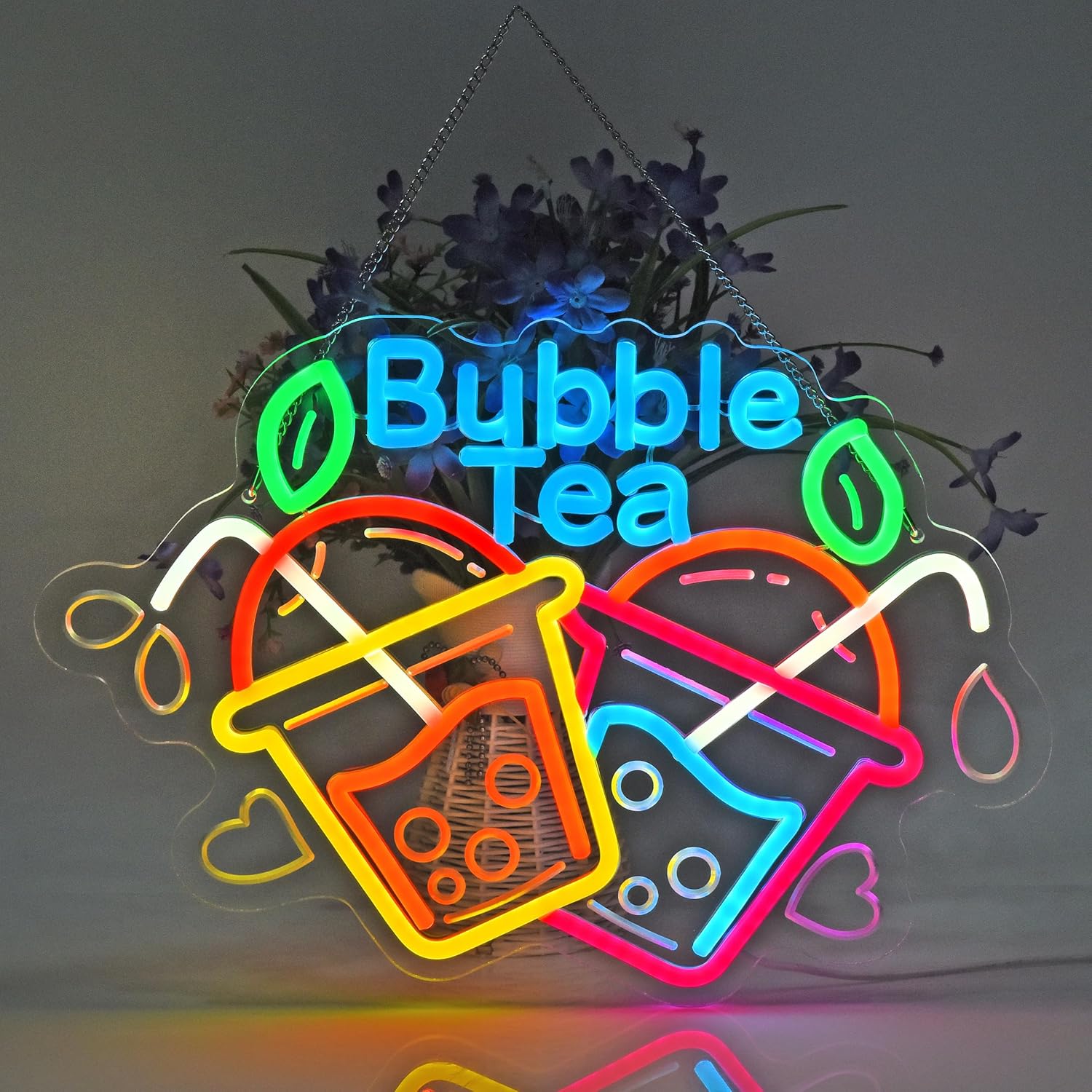 Bubble Tea Neon Sign USB Led L - Commercial Kitchen Light ulasan dan harga