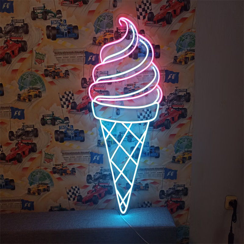 Ice Cream LED Neon Light | Wal - Commercial Kitchen Light ulasan dan harga
