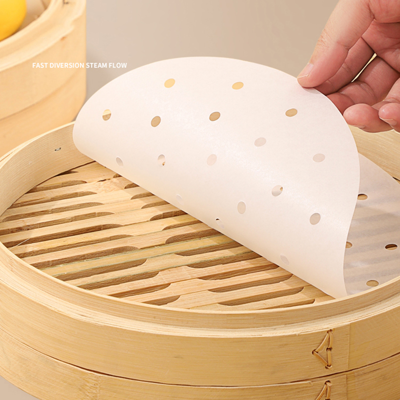 50pcs Bamboo Steamer Papers Di - Commercial Kitchen Steamer ulasan dan harga