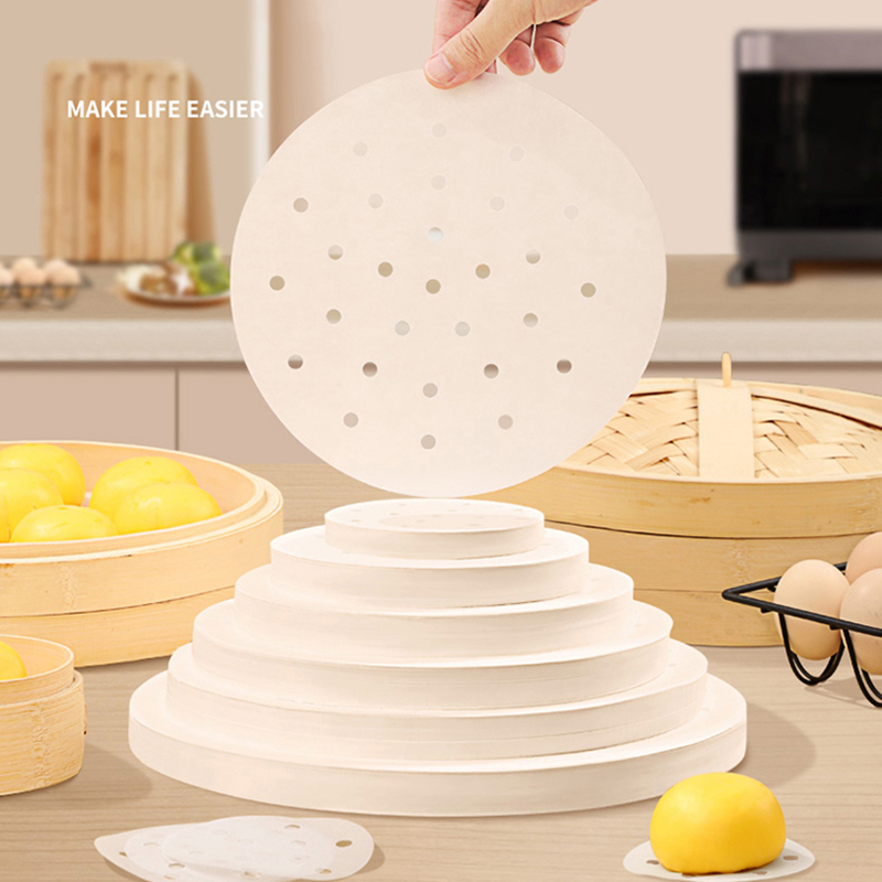 50pcs Bamboo Steamer Papers Di - Commercial Kitchen Steamer ulasan dan harga