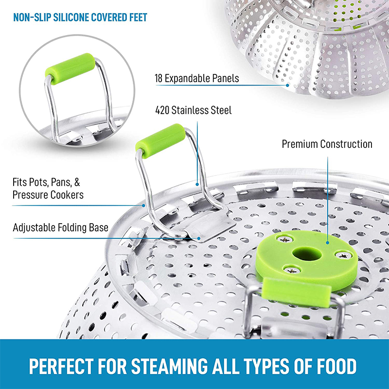 9Inch Stainless Steel Lotus St - Commercial Kitchen Steamer ulasan dan harga