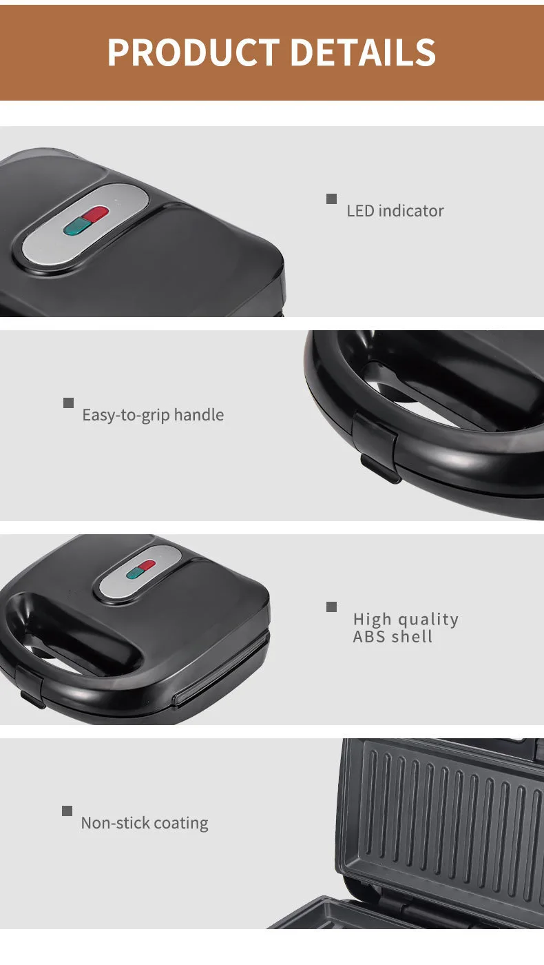 220/110V Household Appliances  - Sandwich Press Panini ulasan dan harga