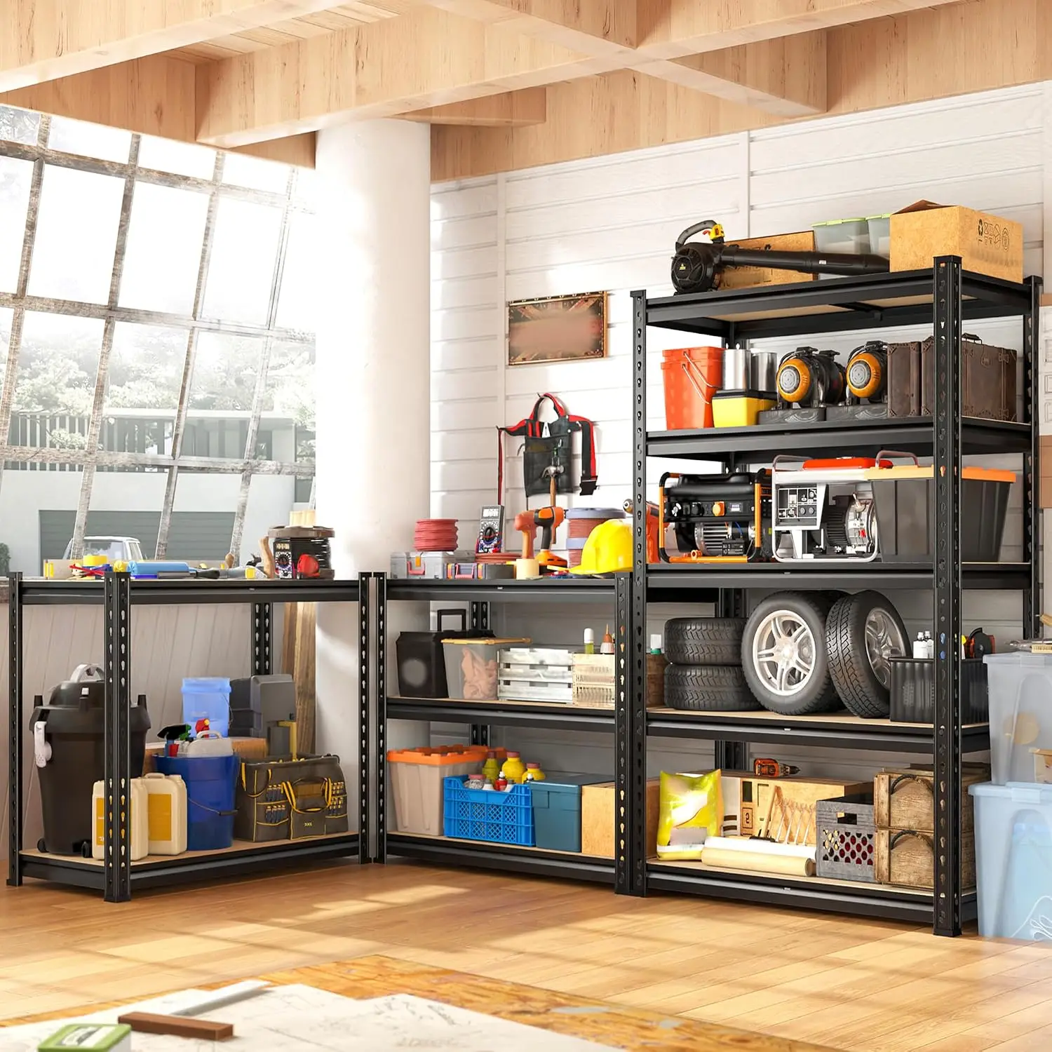 2PCS Storage Shelves,5 Tier Ga - Commercial Kitchen Warehouse ulasan dan harga