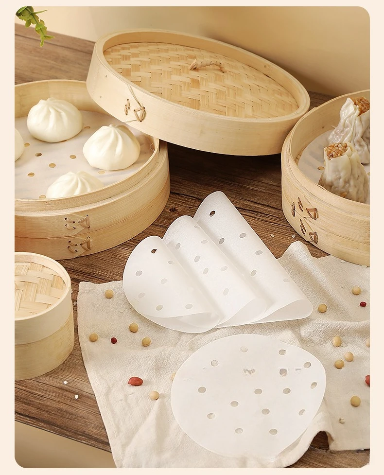 100Pcs Food Grade Disposable S - Commercial Kitchen Steamer ulasan dan harga