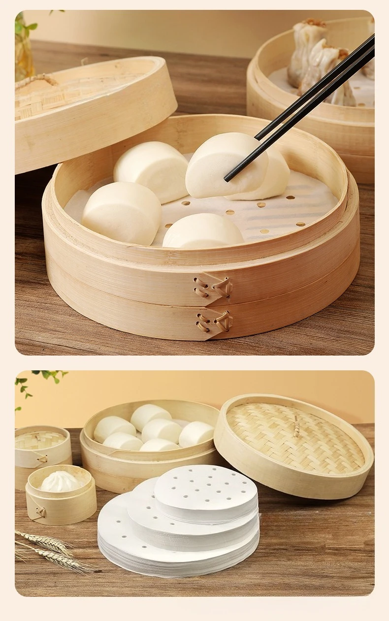 100Pcs Food Grade Disposable S - Commercial Kitchen Steamer ulasan dan harga