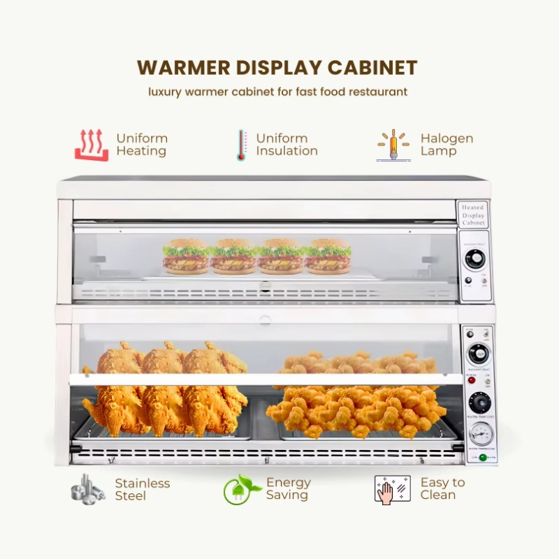 TENSHINE KFC Style Display War - Food Warmer Display ulasan dan harga