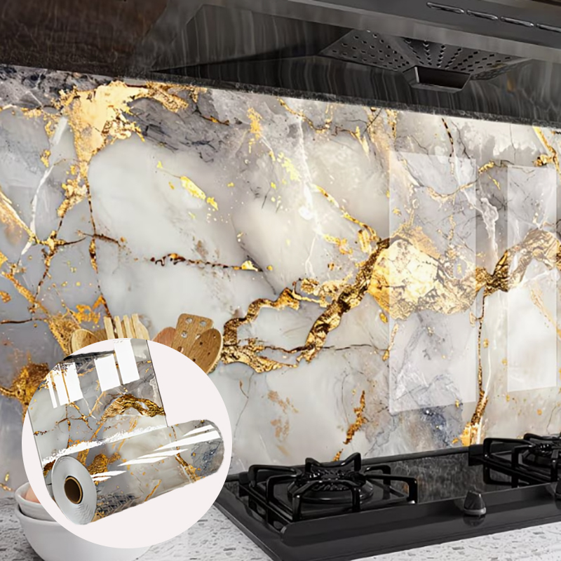 Kitchen Cabinet Sticker And Oi - Commercial Kitchen Wall Panels ulasan dan harga