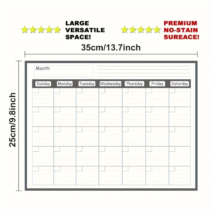 Magnetic refrigerator calendar - Commercial Kitchen Layout ulasan dan harga