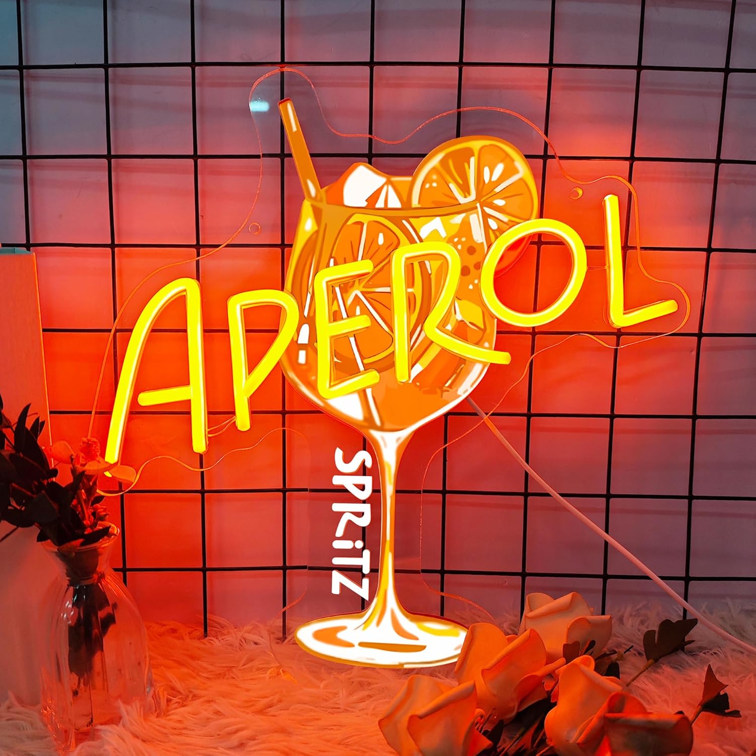Aperol Spritz Neon Sign LED Co - Commercial Kitchen Light ulasan dan harga