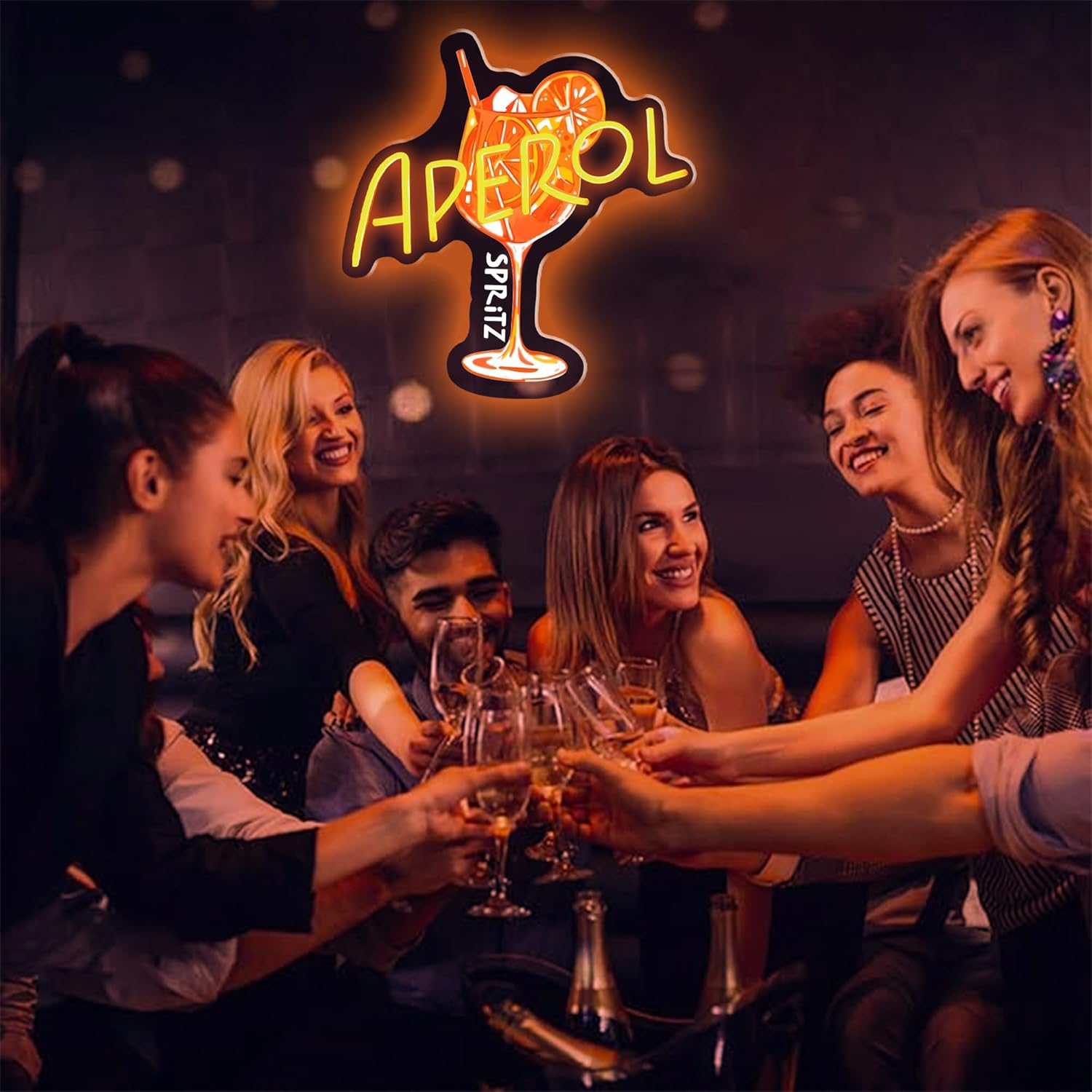 Aperol Spritz Neon Sign LED Co - Commercial Kitchen Light ulasan dan harga